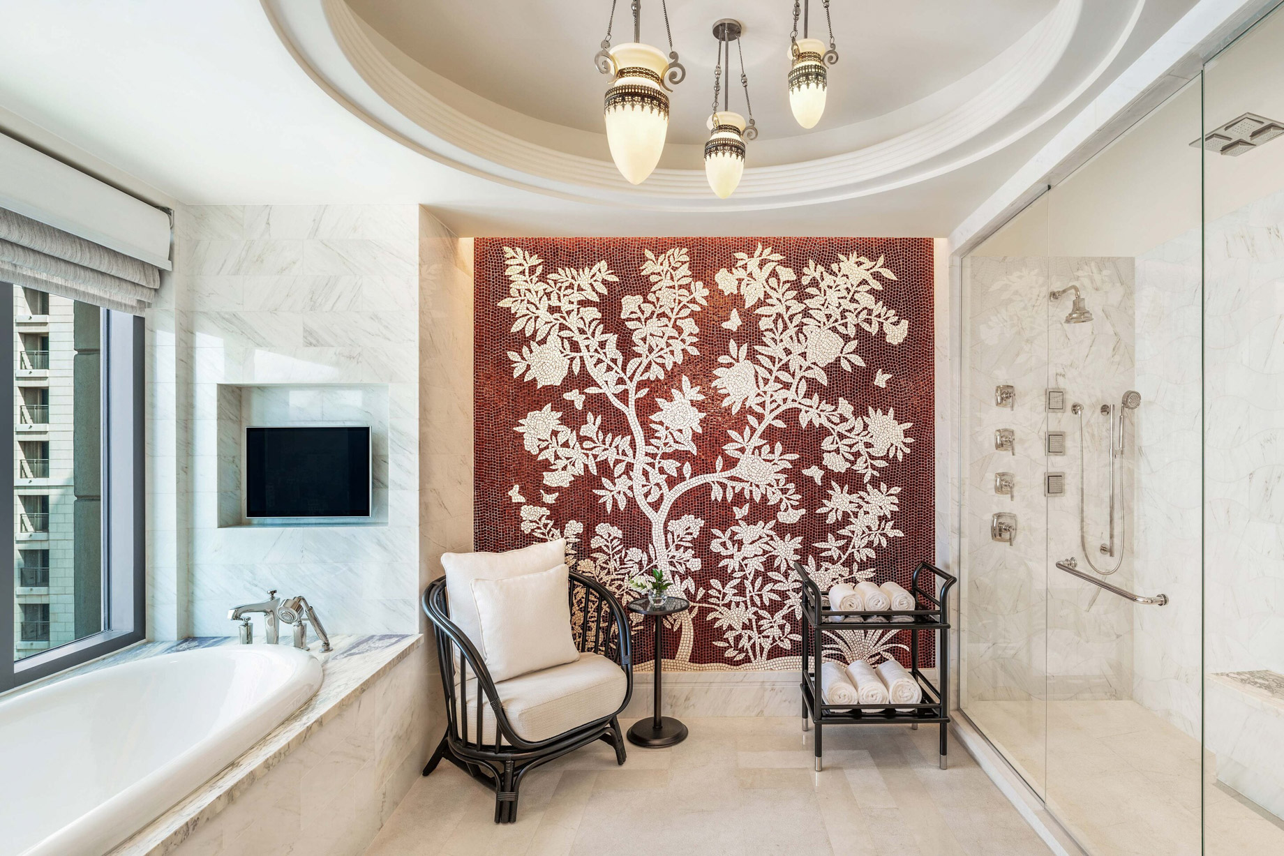 The St. Regis Cairo Hotel – Cairo, Egypt – Royal Suite Bathroom Shower