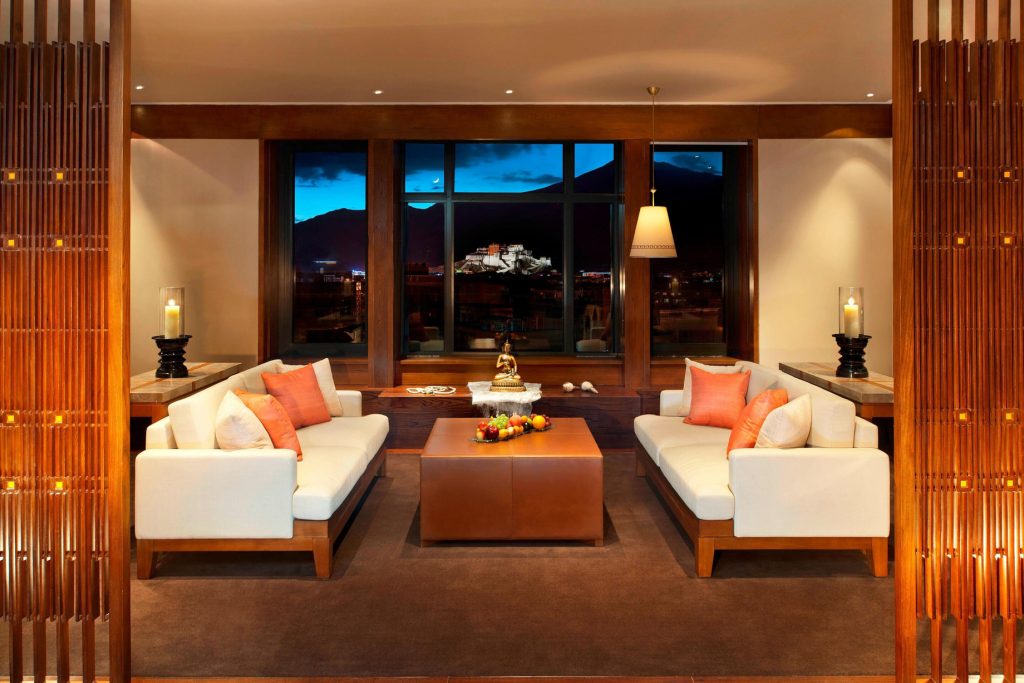 The St. Regis Lhasa Resort - Lhasa, Xizang, China - Everest Suite Living Room with Potala Palace View