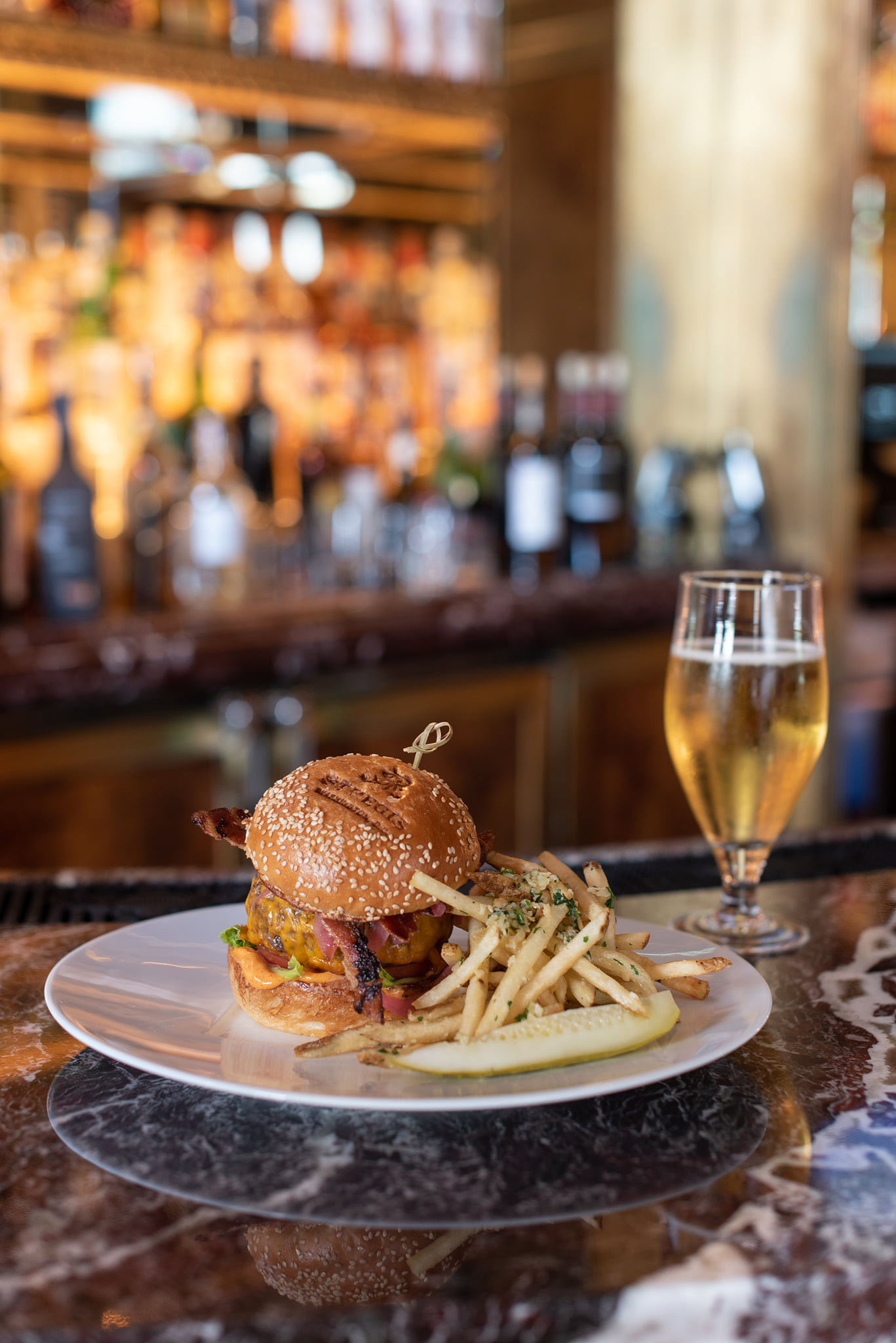 The St. Regis Washington D.C. Hotel – Washington, DC, USA – St. Regis Bar Burger and Fries