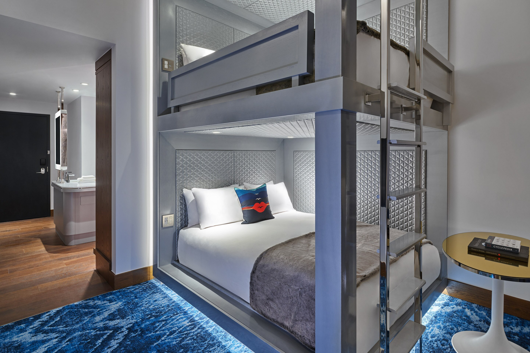 W Aspen Hotel – Aspen, CO, USA – Stacked Bunk Guest Room Queen