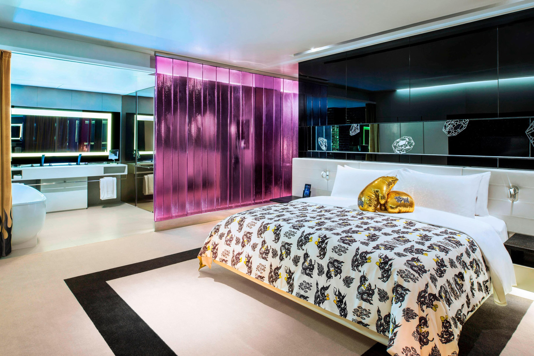 W Bangkok Hotel – Bangkok, Thailand – Marvelous Suite Bedroom