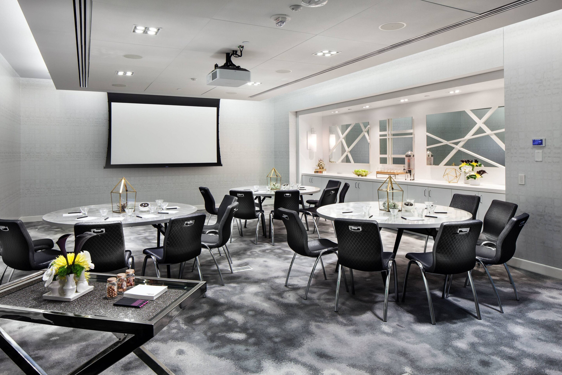 W Bellevue Hotel - Bellevue, WA, USA - Studio Cabaret Setup