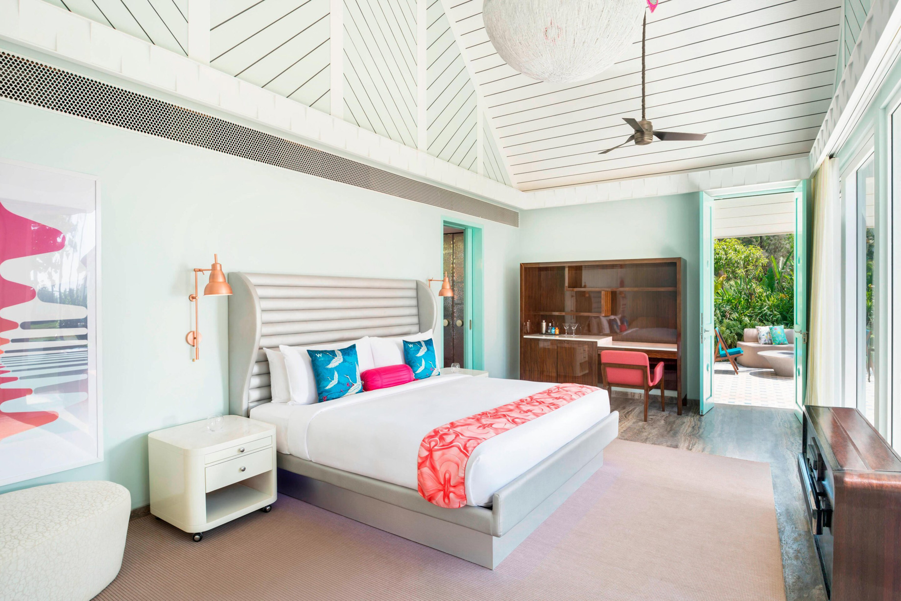 W Goa Vagator Beach Resort – Goa, India – Fantastic Seafront Villa Bedroom