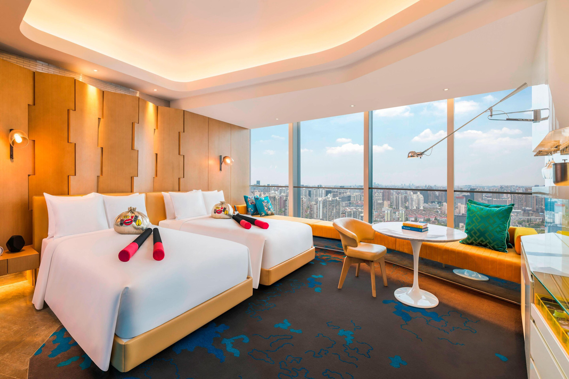 W Shanghai The Bund Hotel – Shanghai, China – Wonderful Guest Room Twin