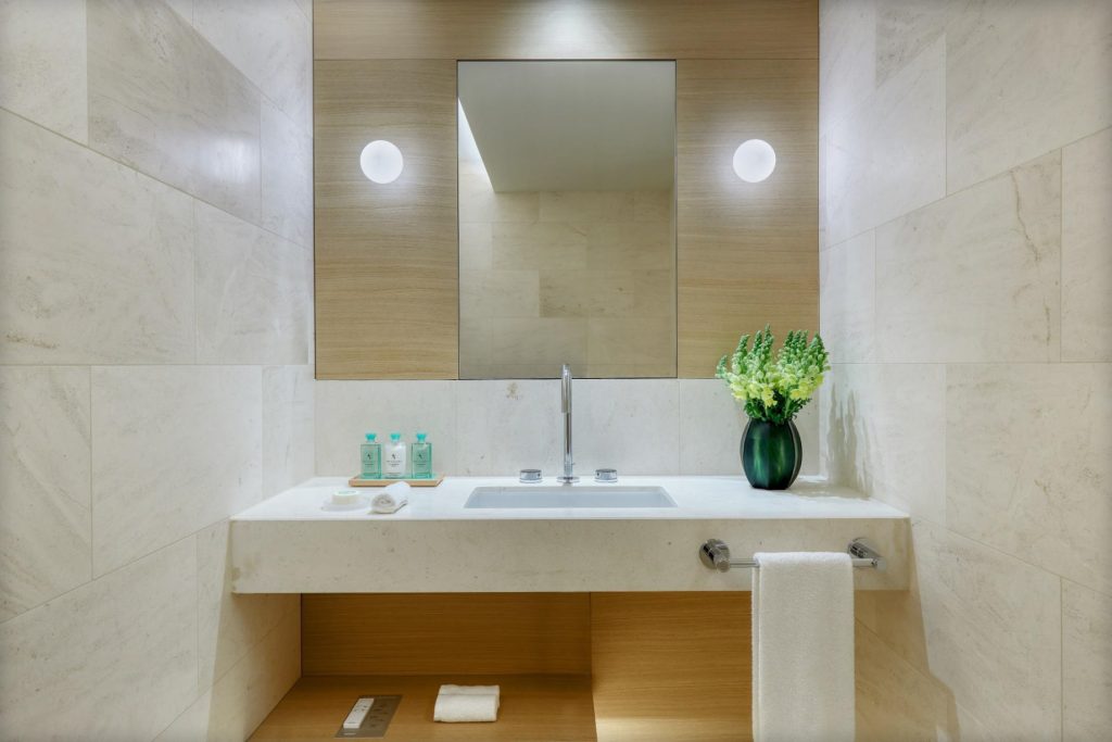 Waldhotel - Burgenstock Hotels & Resort - Obburgen, Switzerland - Deluxe Suite Bathroom Sink