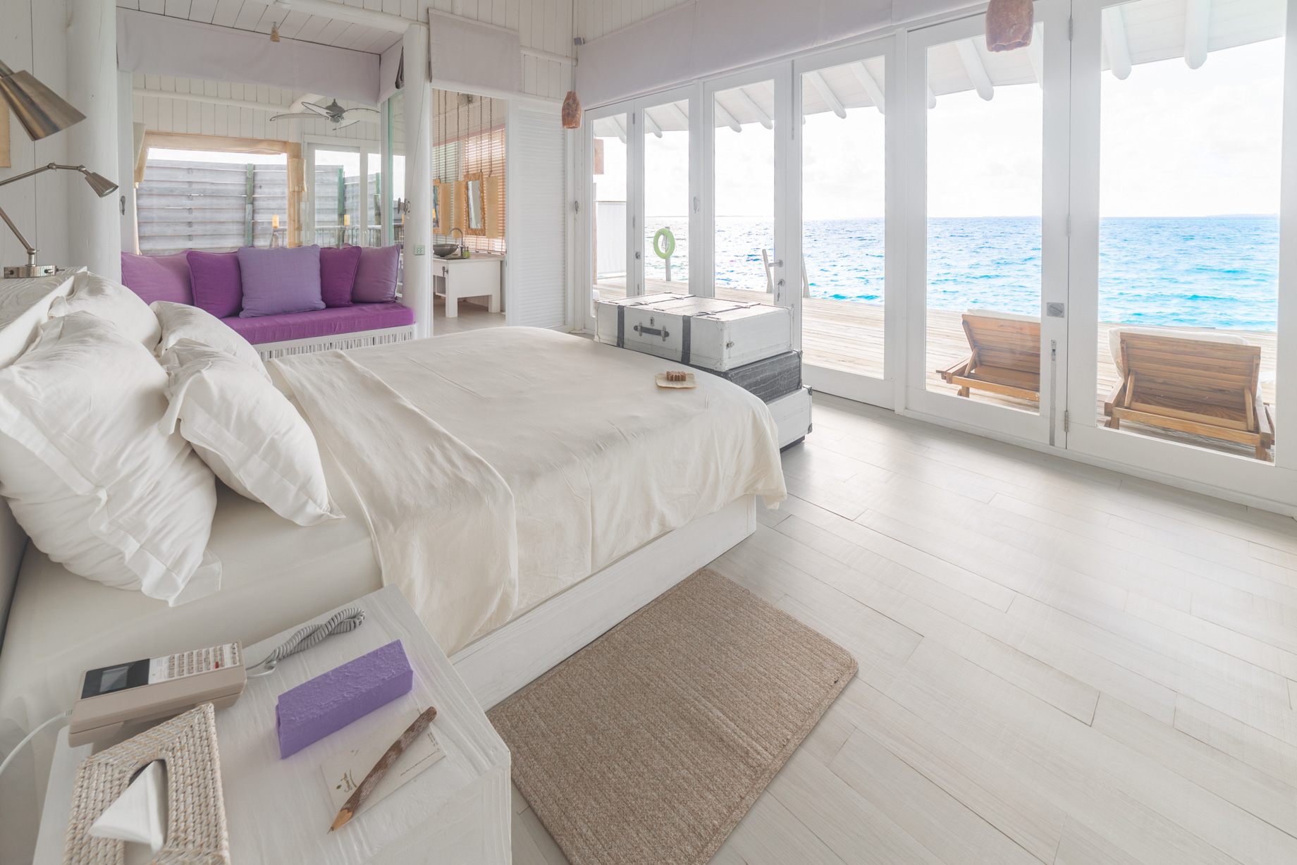 Soneva Jani Resort - Noonu Atoll, Medhufaru, Maldives - 3 Bedroom Water Reserve Villa with Slide Bedroom