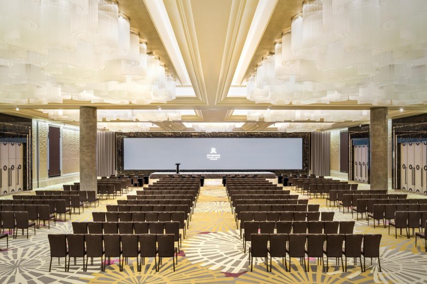 The St. Regis Shanghai Jingan Hotel - Shanghai, China - Astor Ballroom Theater Setup