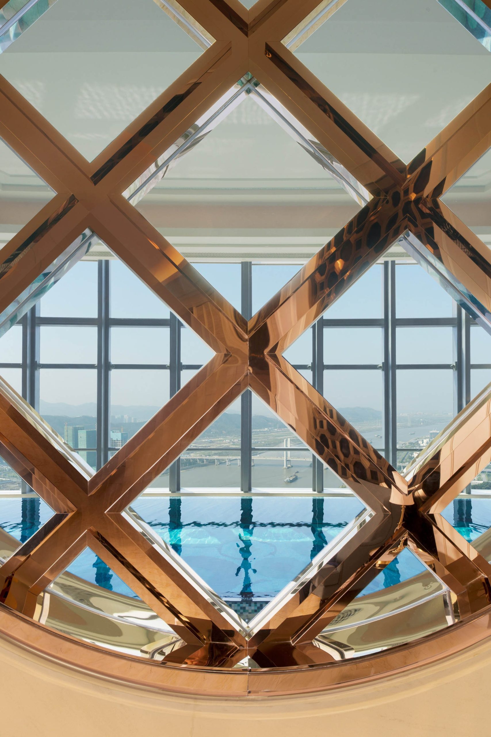 The St. Regis Zhuhai Hotel – Zhuhai, Guangdong, China – Athletic Club Swimming Pool Window