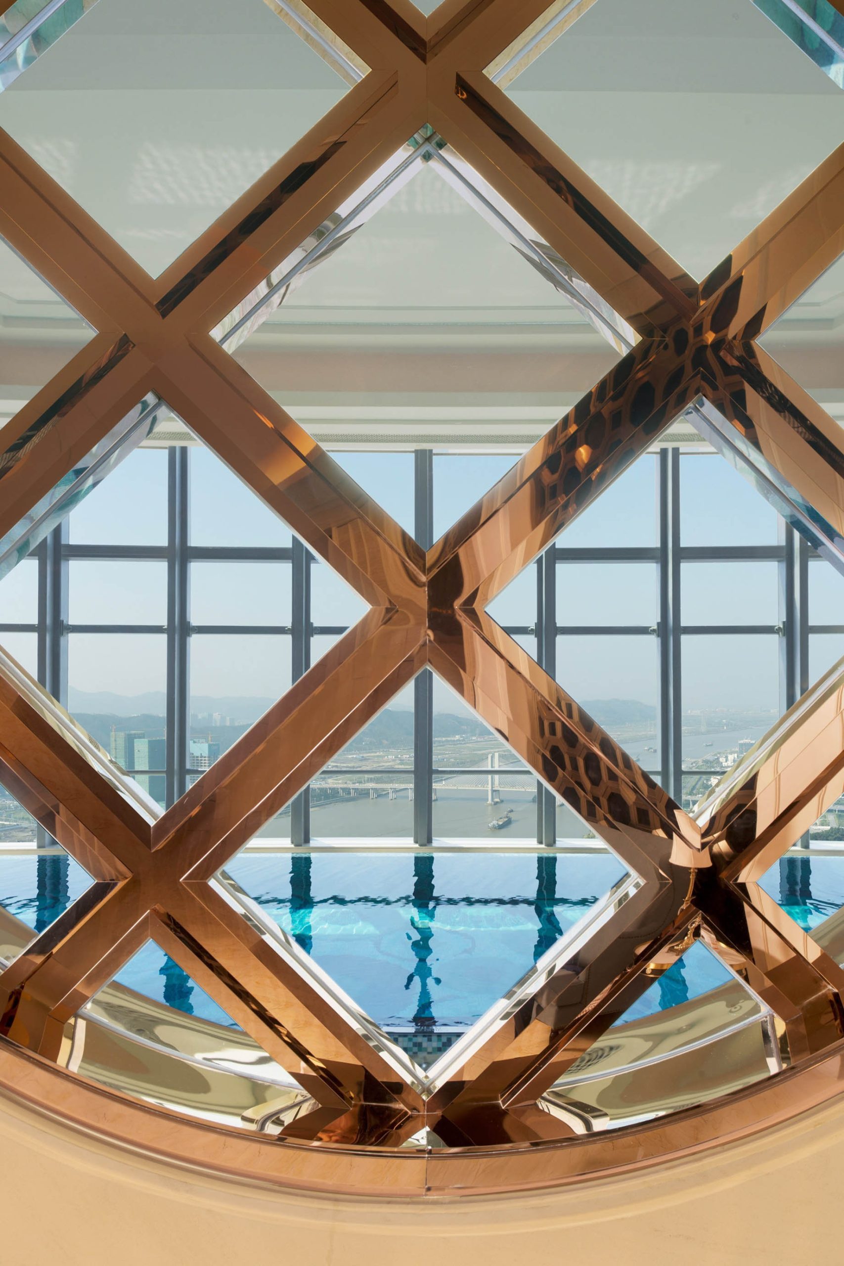 The St. Regis Zhuhai Hotel – Zhuhai, Guangdong, China – Athletic Club Swimming Pool Window