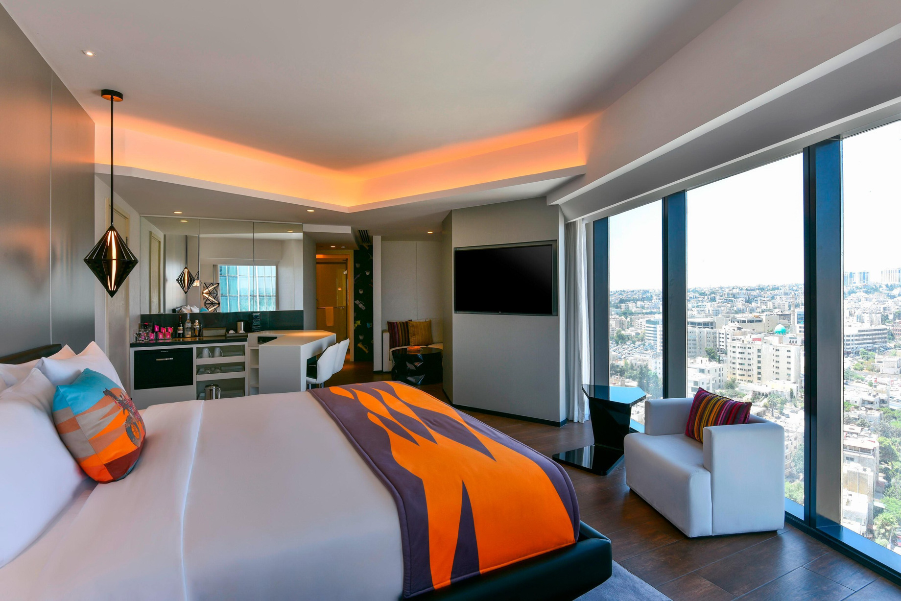 W Amman Hotel - Amman, Jordan - Cool Corner Suite
