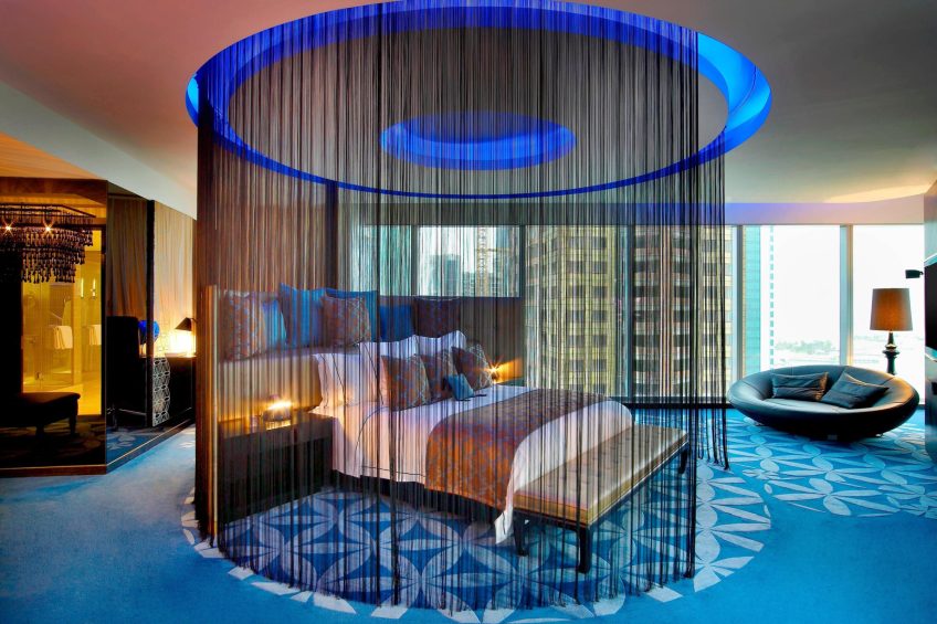 W Doha Hotel - Doha, Qatar - E WOW Suite Bedroom