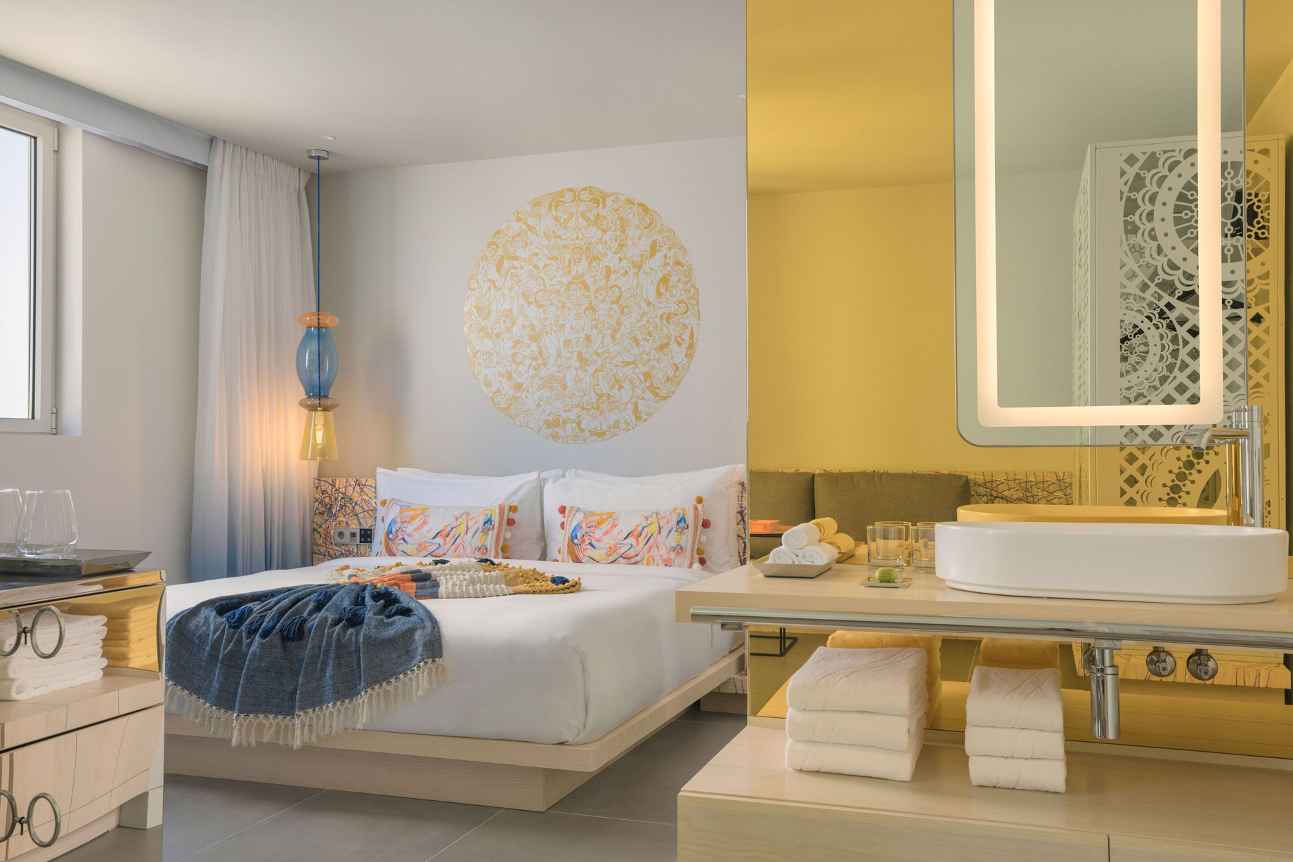 W Ibiza Hotel – Santa Eulalia del Rio, Spain – Wonderful King Guest Room Decor