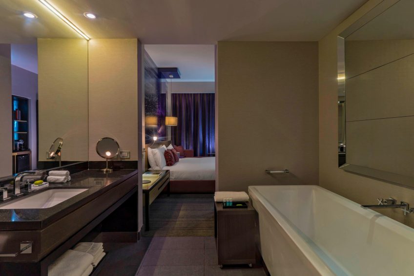 W Santiago Hotel - Santiago, Chile - Wonderful Twin Guest Bathroom
