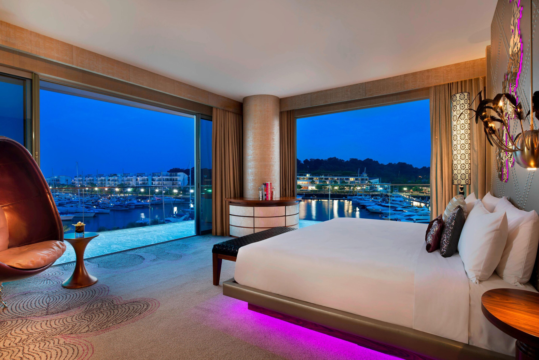 W Singapore Sentosa Cove Hotel – Singapore – Marvelous Suite Bedroom