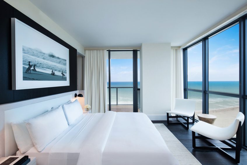 W South Beach Hotel - Miami Beach, FL, USA - E WOW 3 Bedroom Oceanfront Suite View