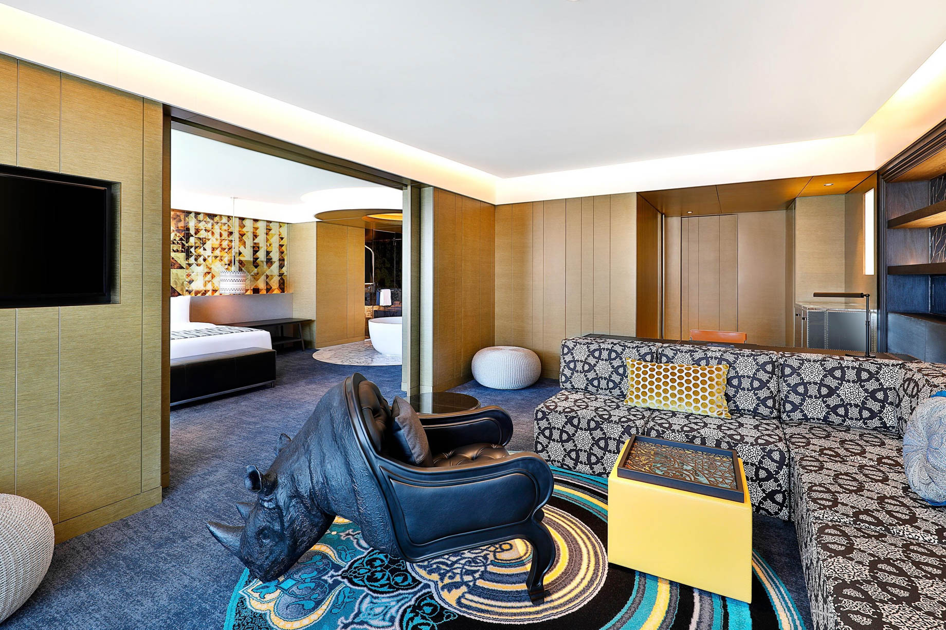 W Muscat Resort – Muscat, Oman – Marvelous Suite Living Room