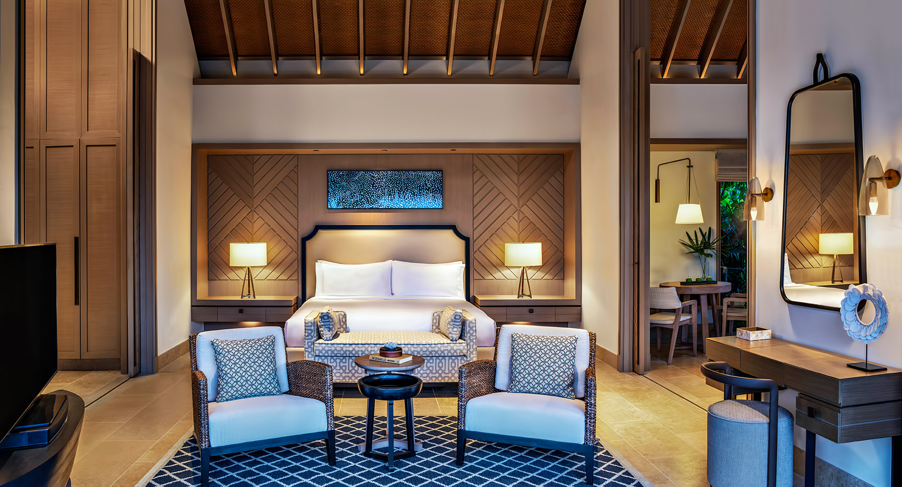 Waldorf Astoria Maldives Ithaafushi Resort – Ithaafushi Island, Maldives – Grand Beach Villa with Pool Master Bedroom