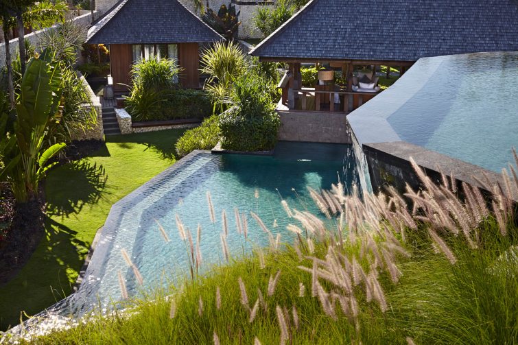 Bvlgari Resort Bali - Uluwatu, Bali, Indonesia - The Mansions Courtyard and Pool Area