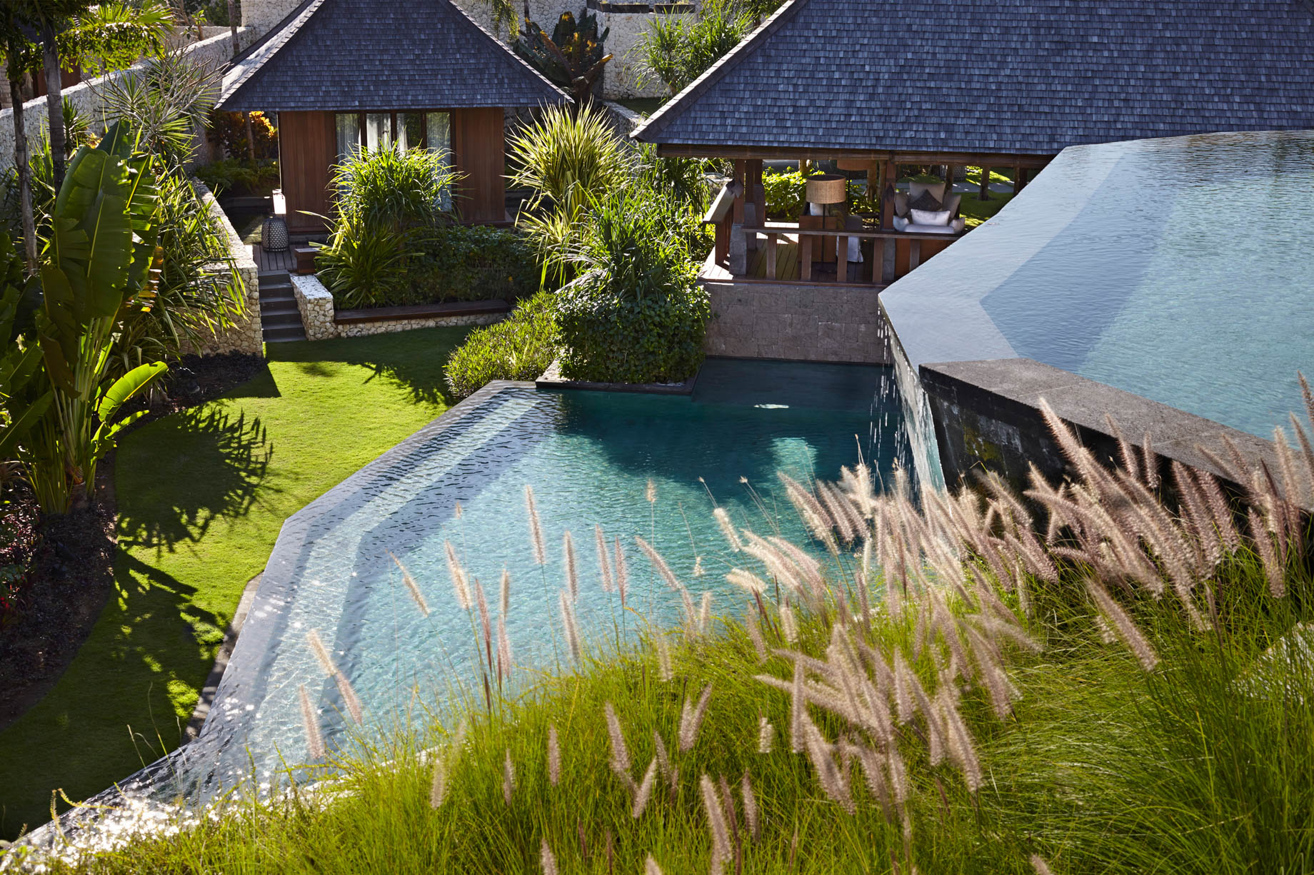 Bvlgari Resort Bali – Uluwatu, Bali, Indonesia – The Mansions Courtyard and Pool Area