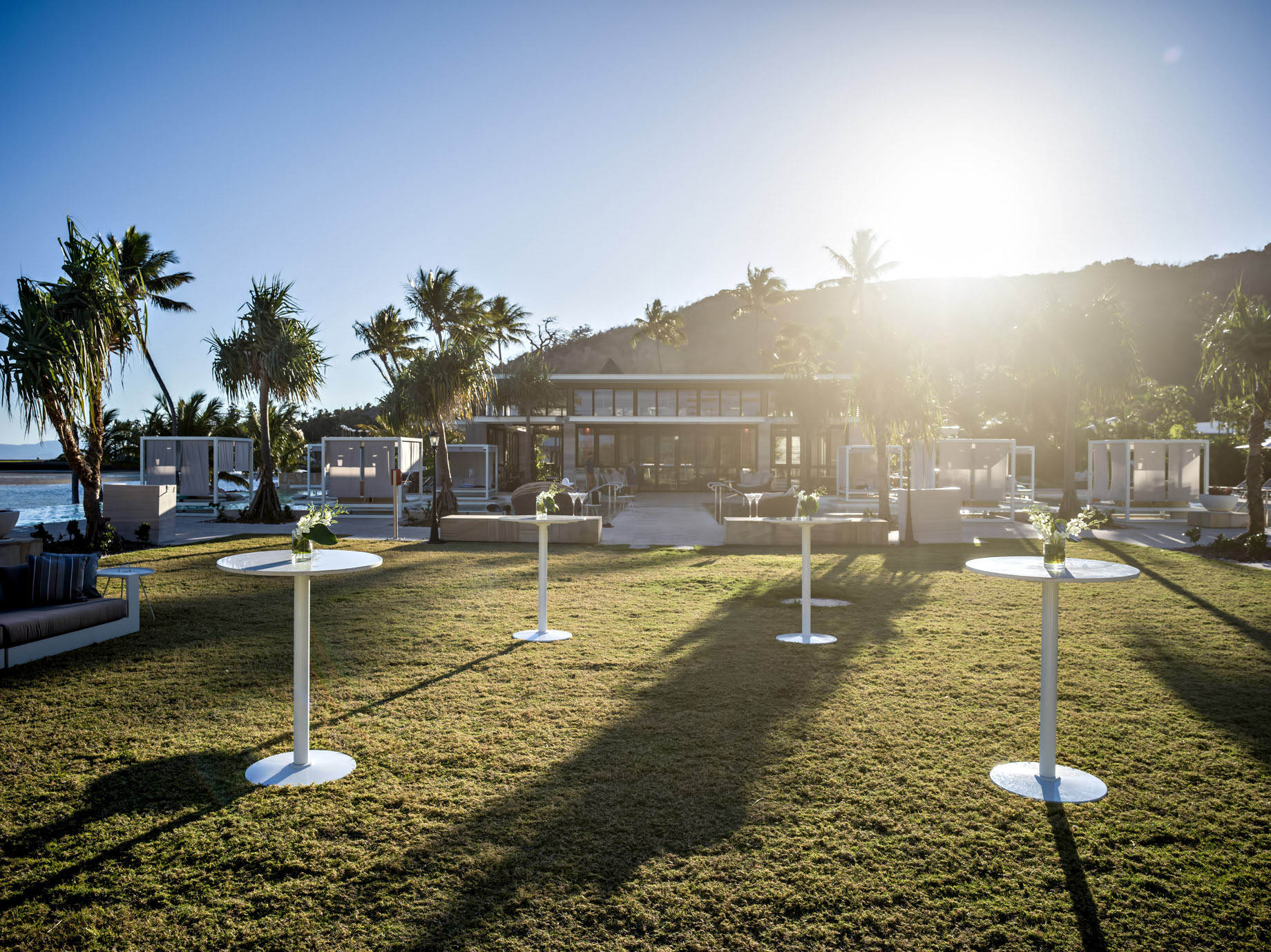 InterContinental Hayman Island Resort – Whitsunday Islands, Australia – Bam Bam Restaurant Exterior Cocktail Area
