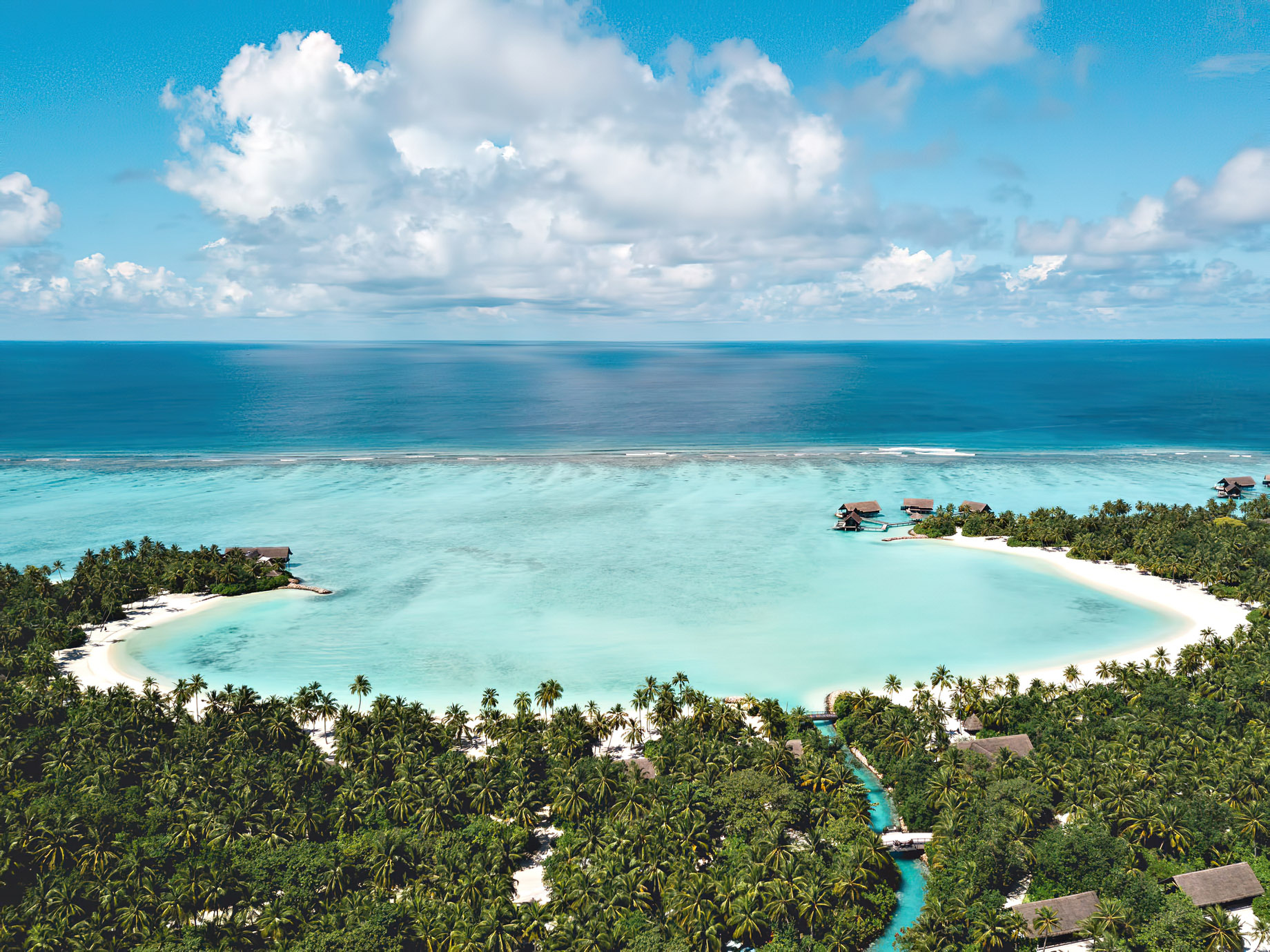 One&Only Reethi Rah Resort – North Male Atoll, Maldives – Resort Aerial View