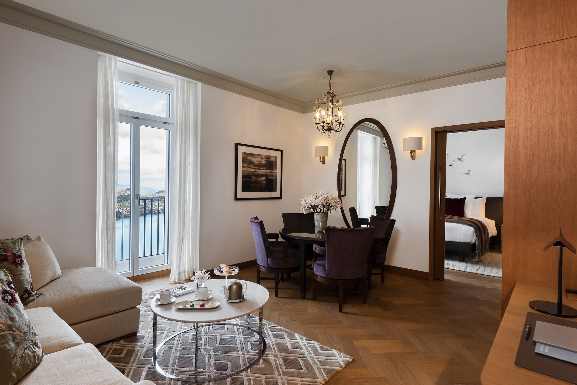 Palace Hotel – Burgenstock Hotels & Resort – Obburgen, Switzerland – Palace Lakeview Suite