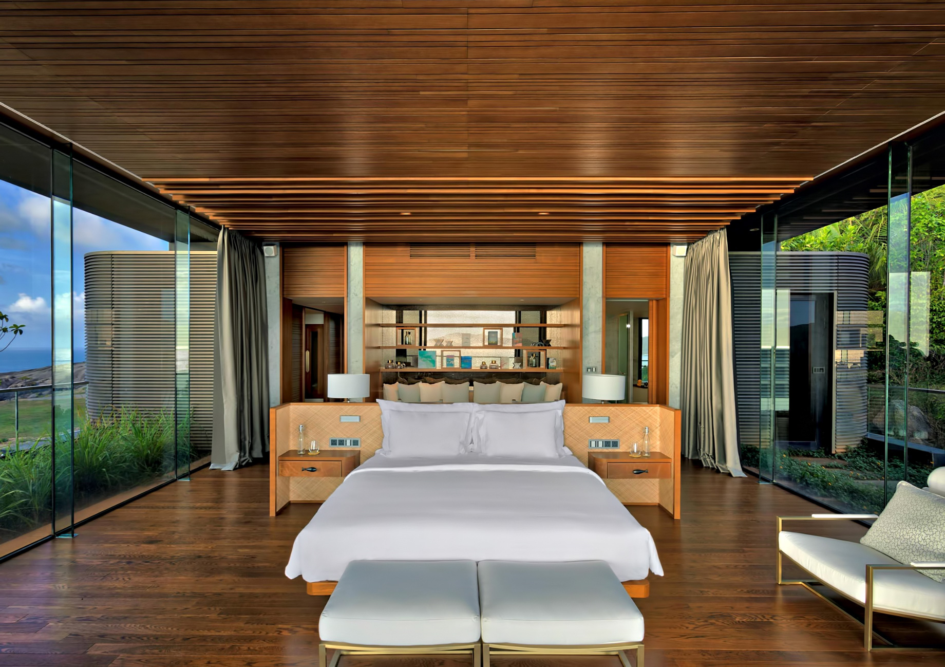 Six Senses Zil Pasyon Resort - Felicite Island, Seychelles - Three Bedroom Residence Master Bedroom