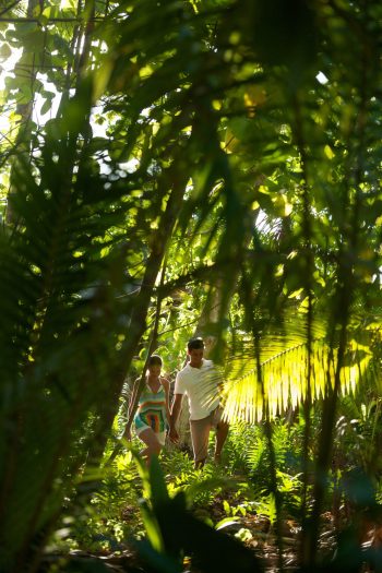 The Brando Resort - Tetiaroa Private Island, French Polynesia - Couple Walking