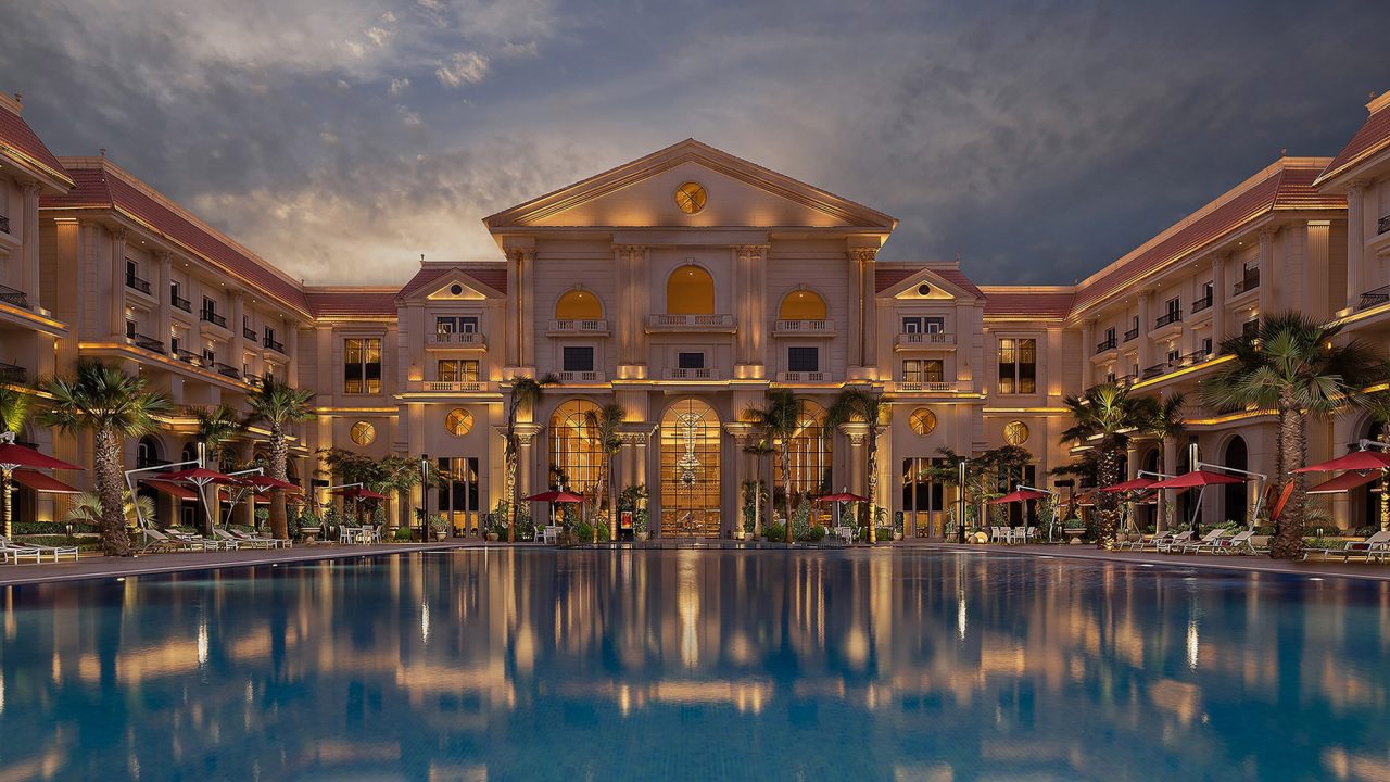 The St. Regis Almasa Hotel - Cairo, Egypt - Outdoor Swimming Pool Twilight