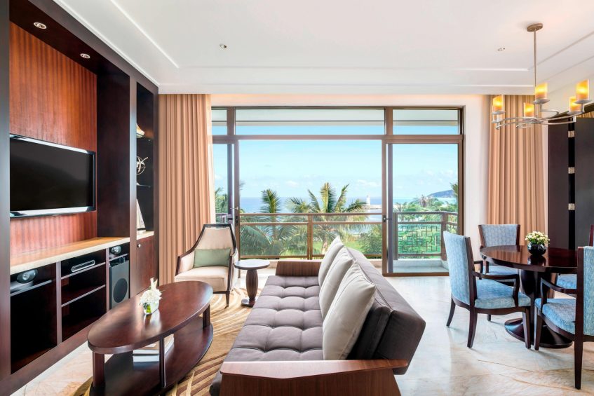 The St. Regis Sanya Yalong Bay Resort - Hainan, China - Ocean Suite Living Room