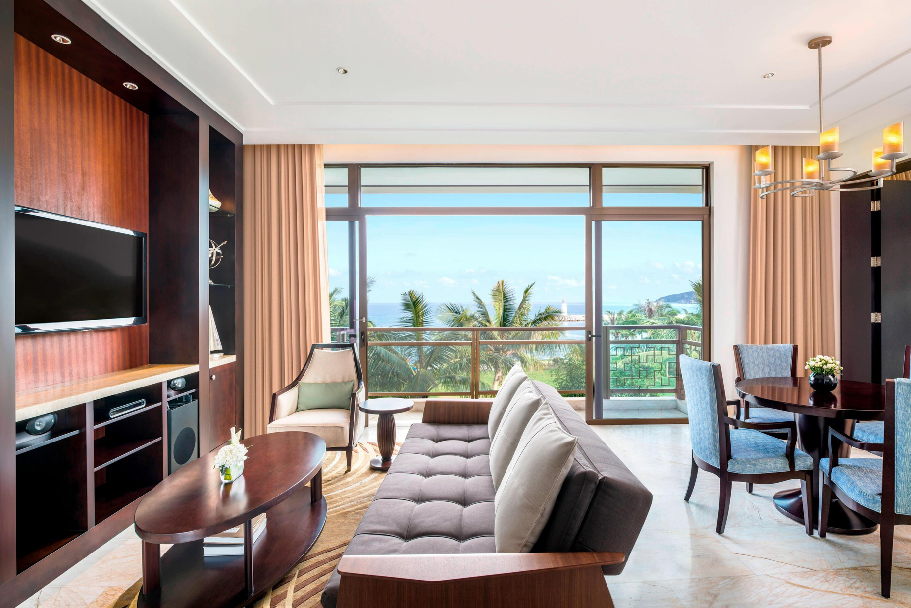 The St. Regis Sanya Yalong Bay Resort – Hainan, China – Ocean Suite Living Room