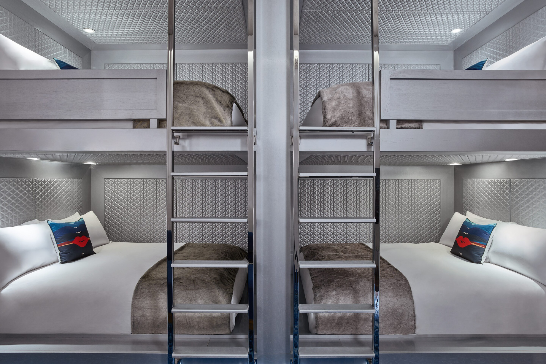 W Aspen Hotel – Aspen, CO, USA – Stacked Quad Queen Bunk Guest Room