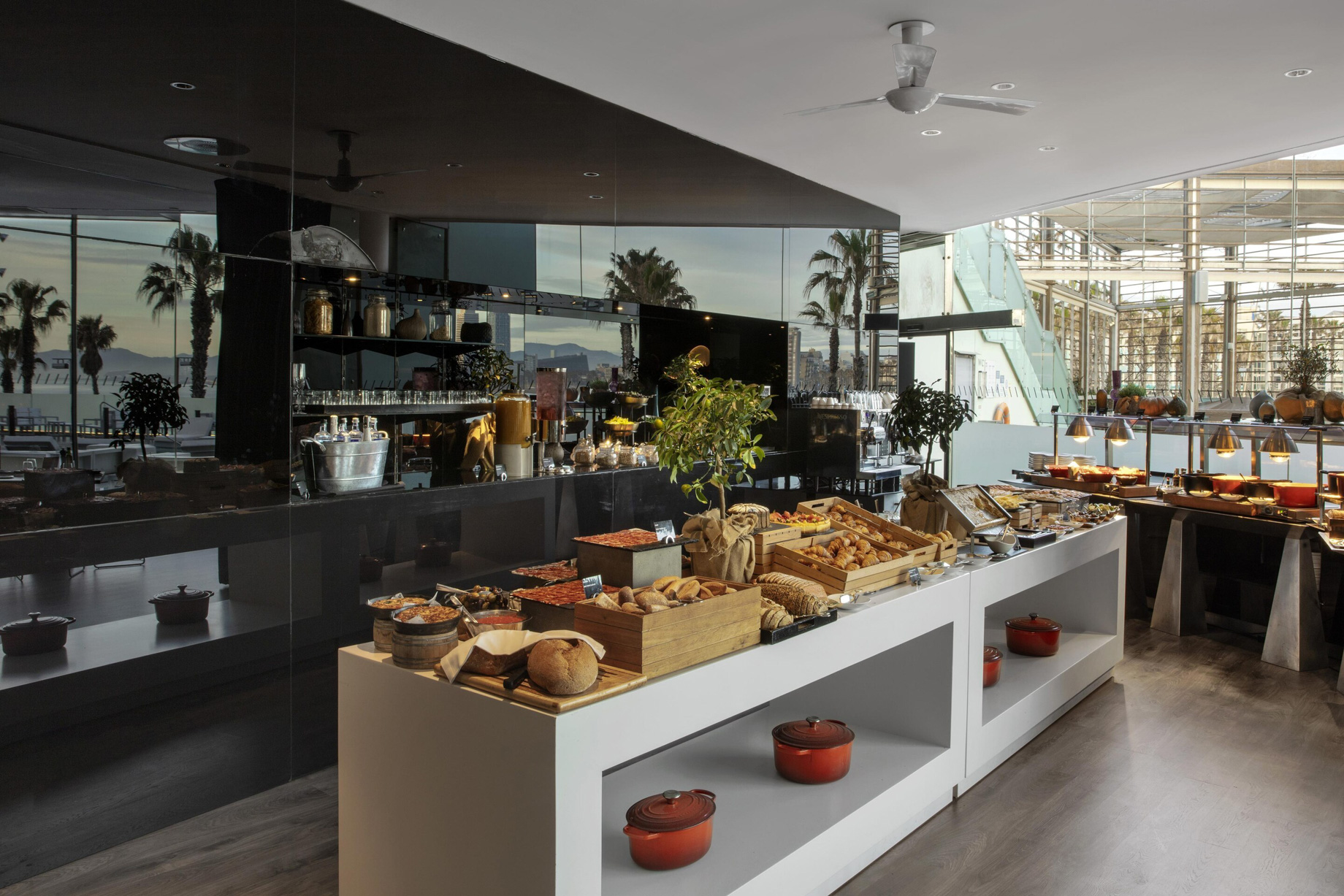 W Barcelona Hotel – Barcelona, Spain – FIRE Food Counter