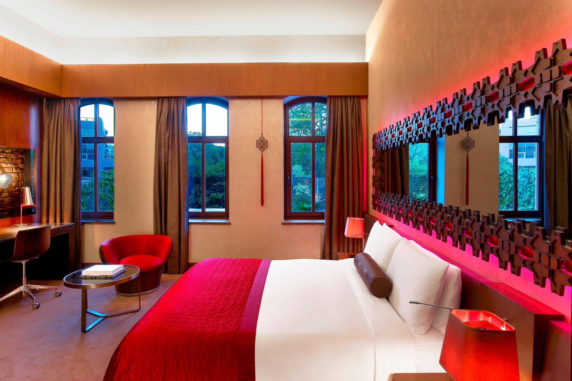 W Istanbul Hotel - Istanbul, Turkey - Mega Room Bedroom