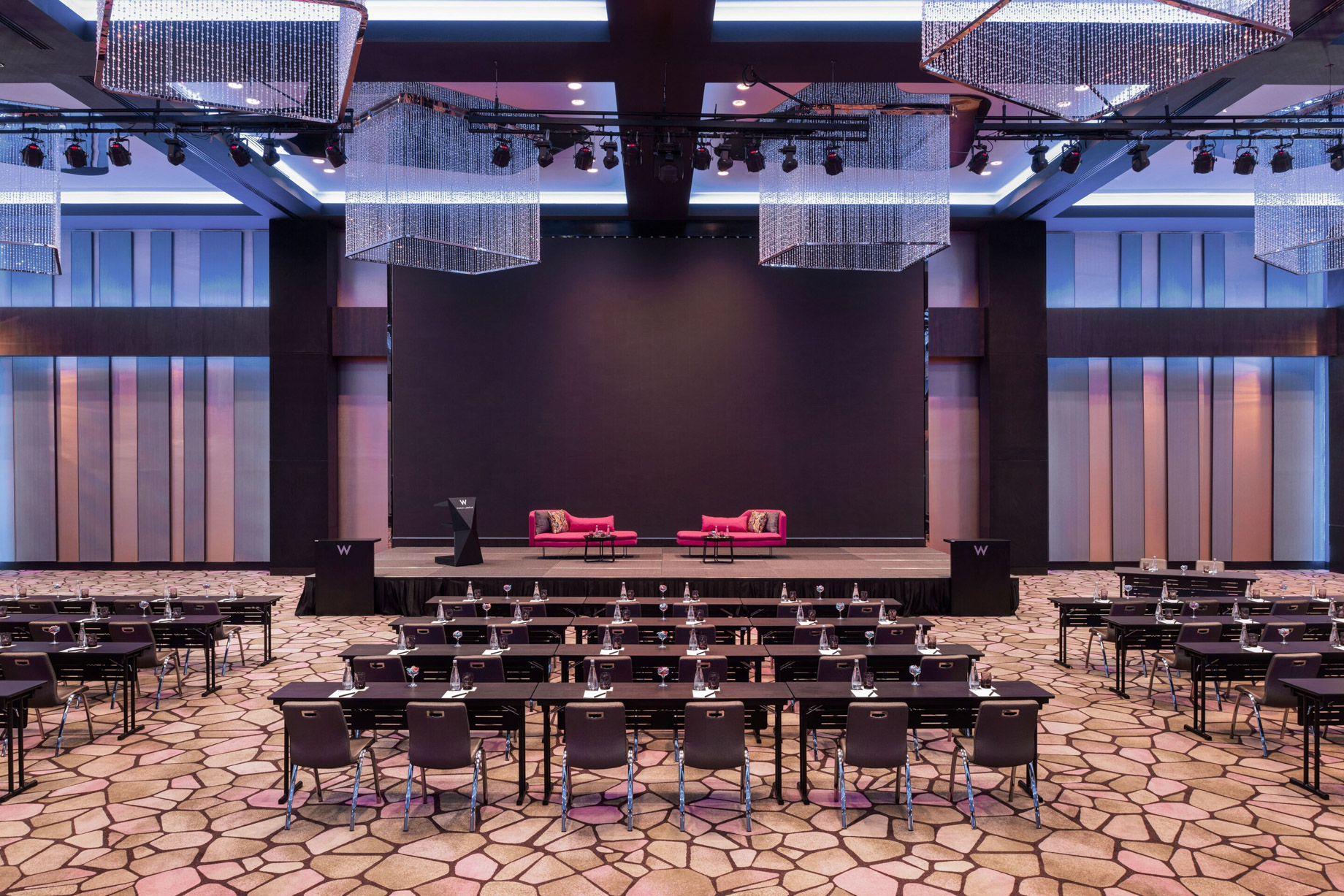 W Kuala Lumpur Hotel – Kuala Lumpur, Malaysia – Great Room Classroom Setup