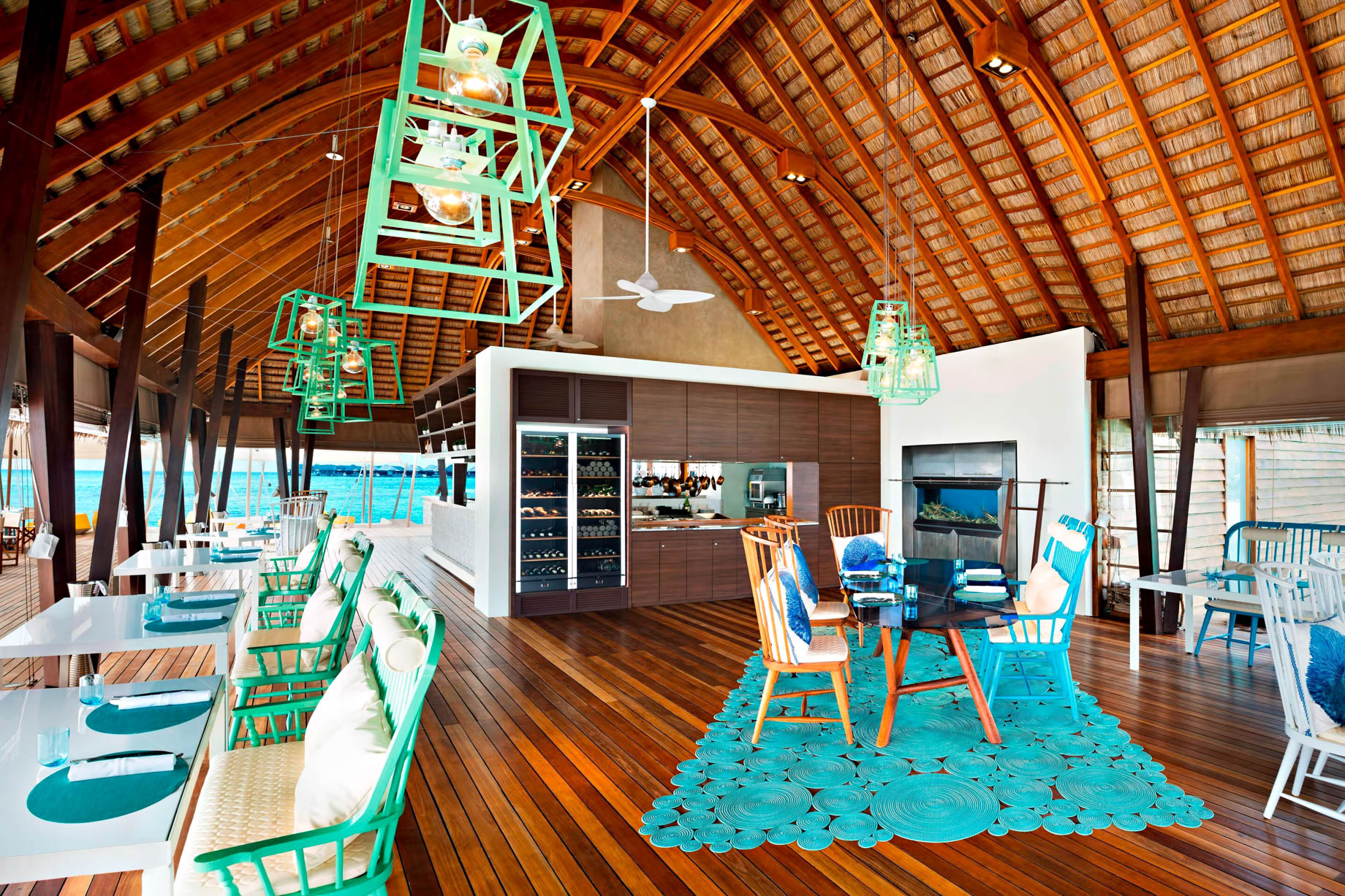 046 – W Maldives Resort – Fesdu Island, Maldives – FISH Restaurant Interior