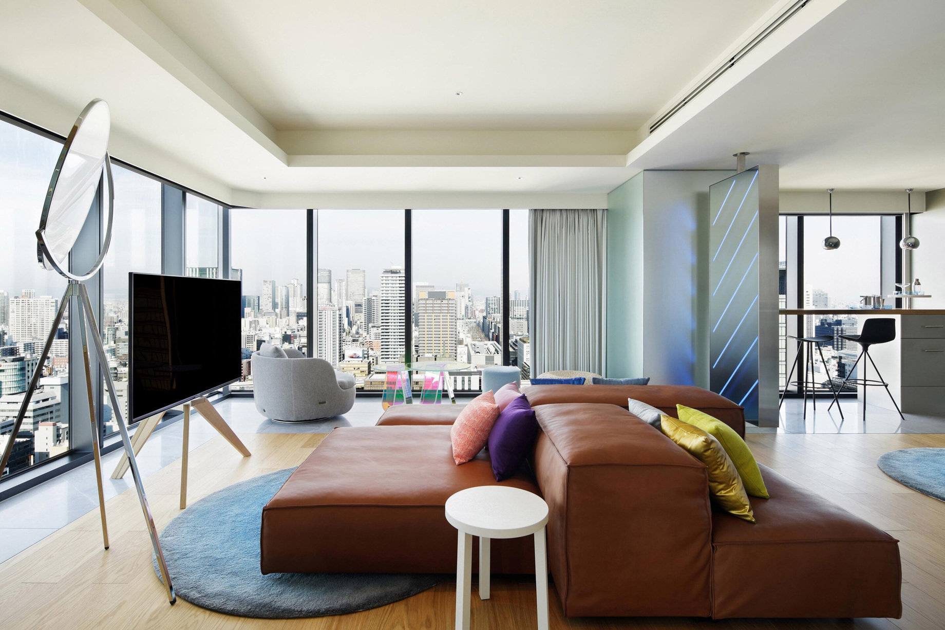 W Osaka Hotel – Osaka, Japan – WOW Suite Living Area