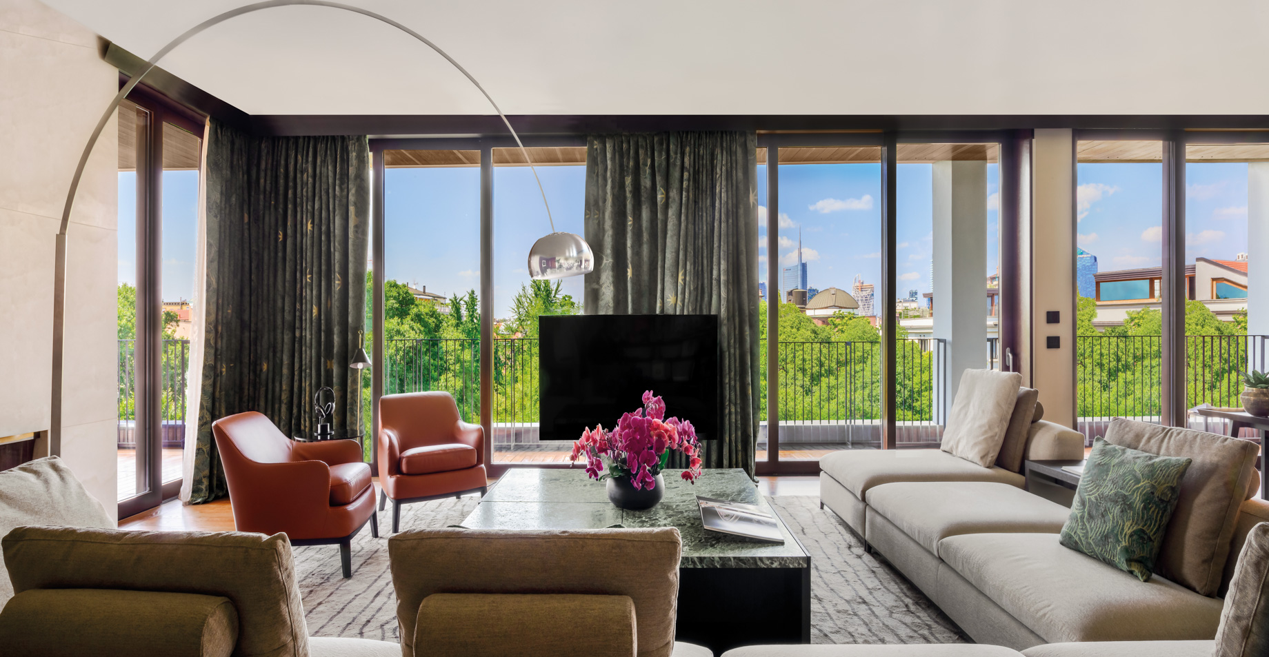 Bvlgari Hotel Milano – Milan, Italy – Bvlgari Suite Living Room View