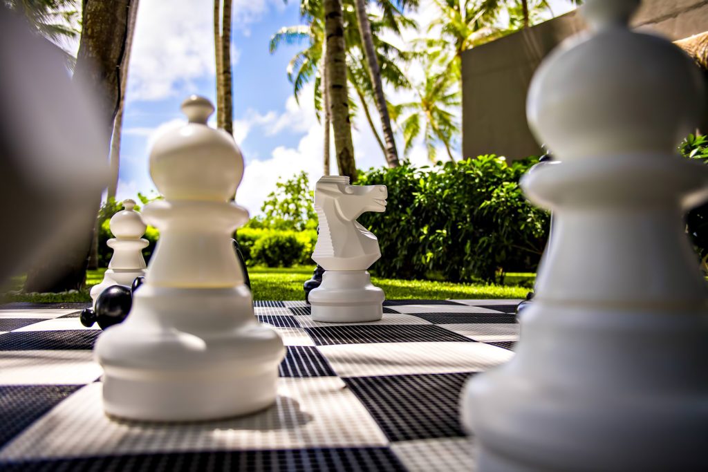 Cheval Blanc Randheli Resort - Noonu Atoll, Maldives - Resort Lawn Chess