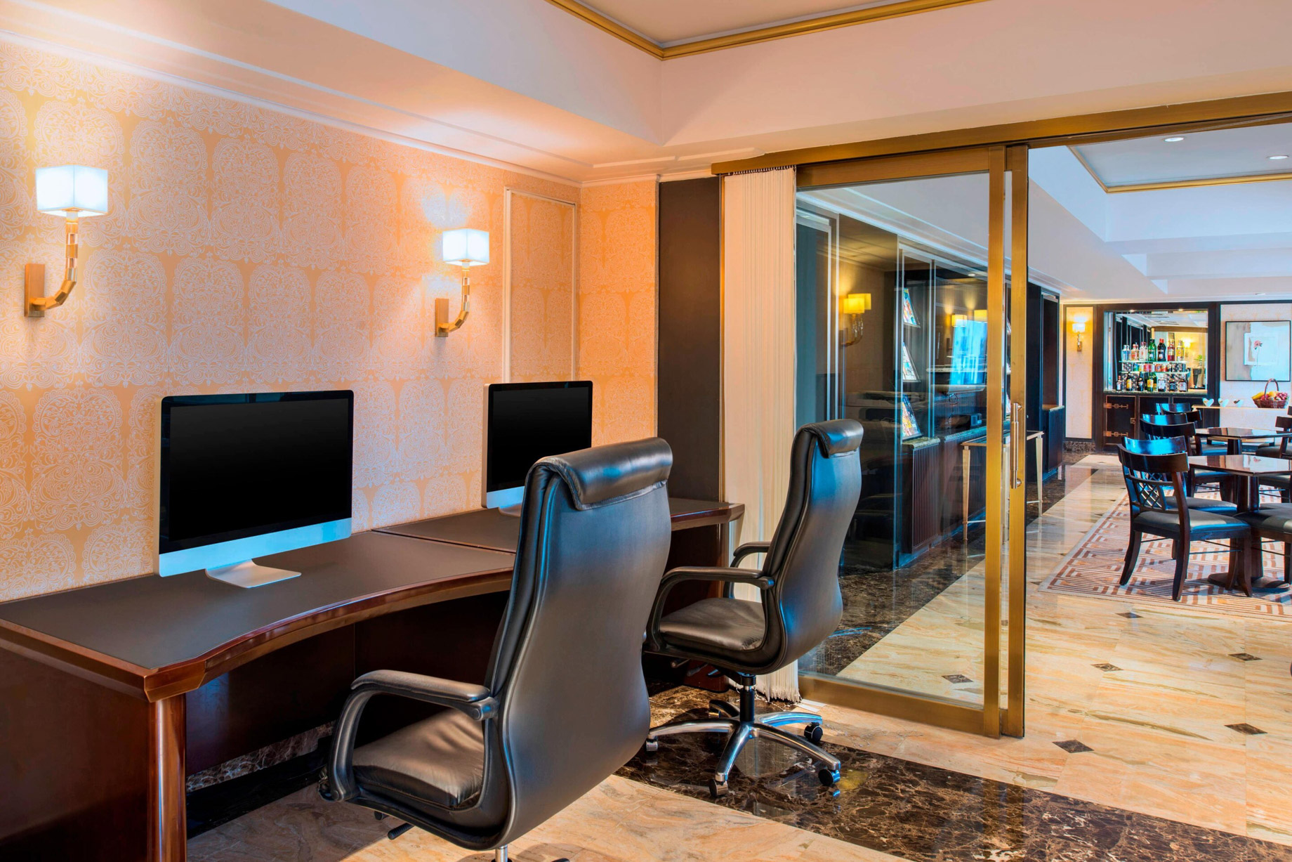 The St. Regis Beijing Hotel – Beijing, China – Business Lounge Working Area