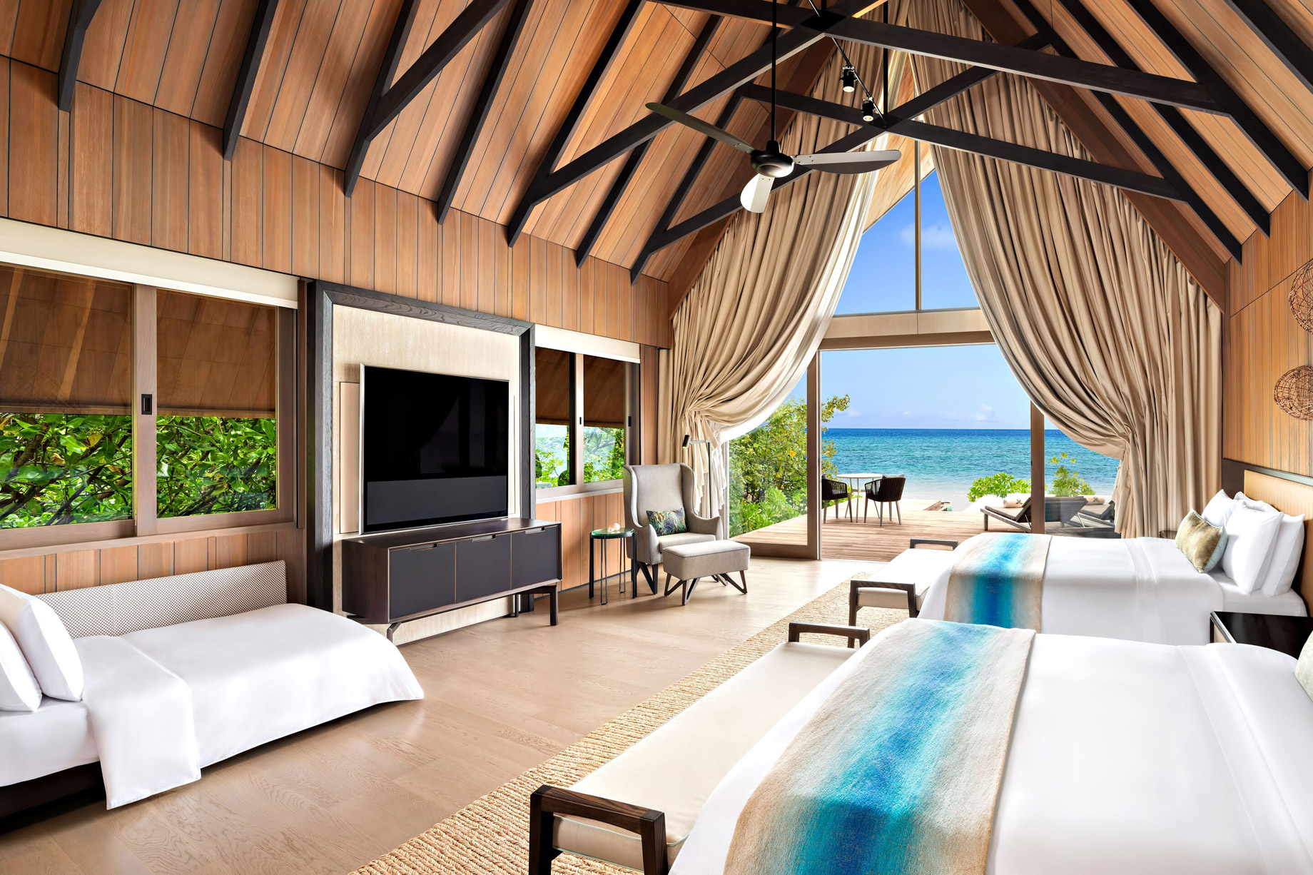 The St. Regis Maldives Vommuli Resort – Dhaalu Atoll, Maldives – Queen Two Bedroom Beach Suite