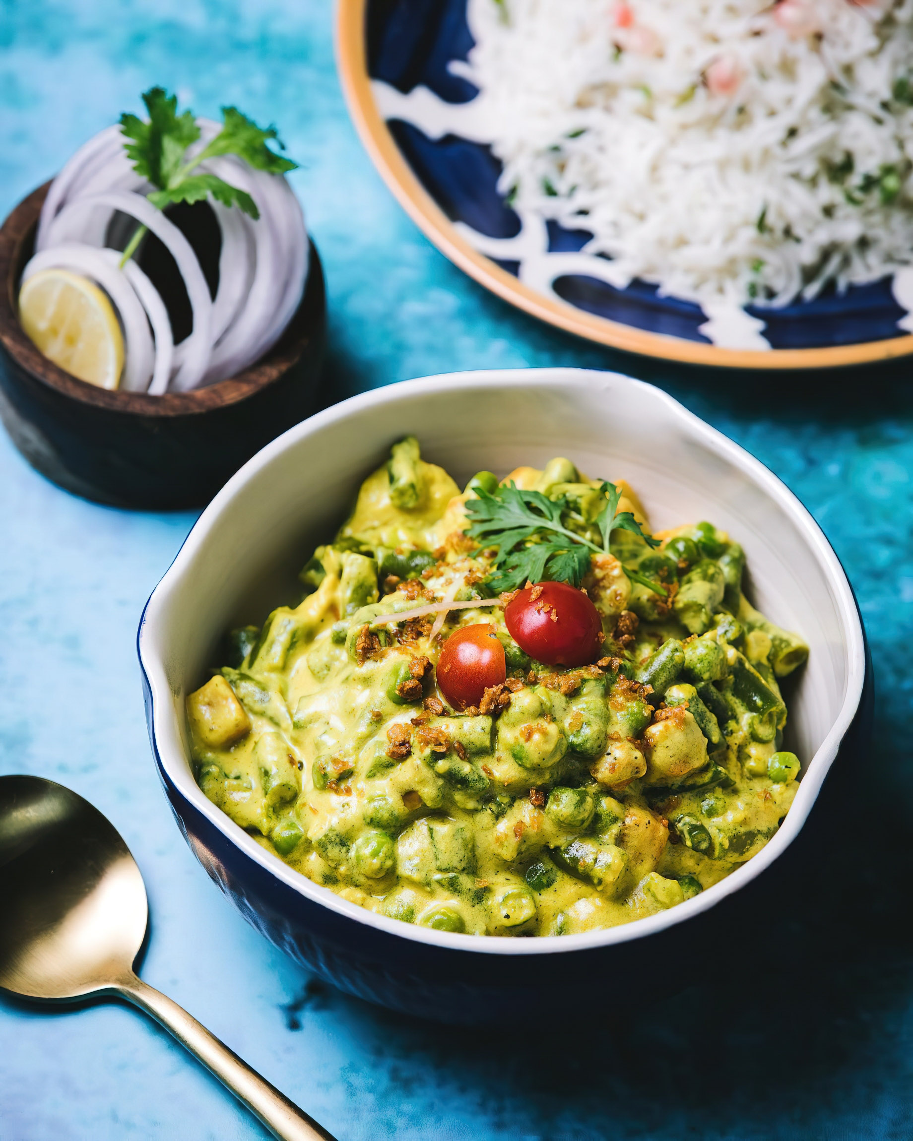 The St. Regis Mumbai Hotel – Mumbai, India – Mixed Vegetables with Rich Cashew and Fesh Turmeric Gravy