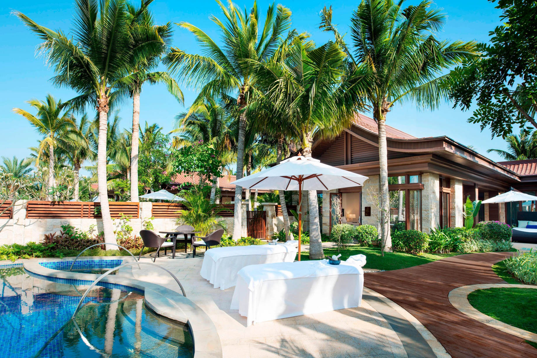 The St. Regis Sanya Yalong Bay Resort – Hainan, China – Poolside One Bedroom Villa Terrace
