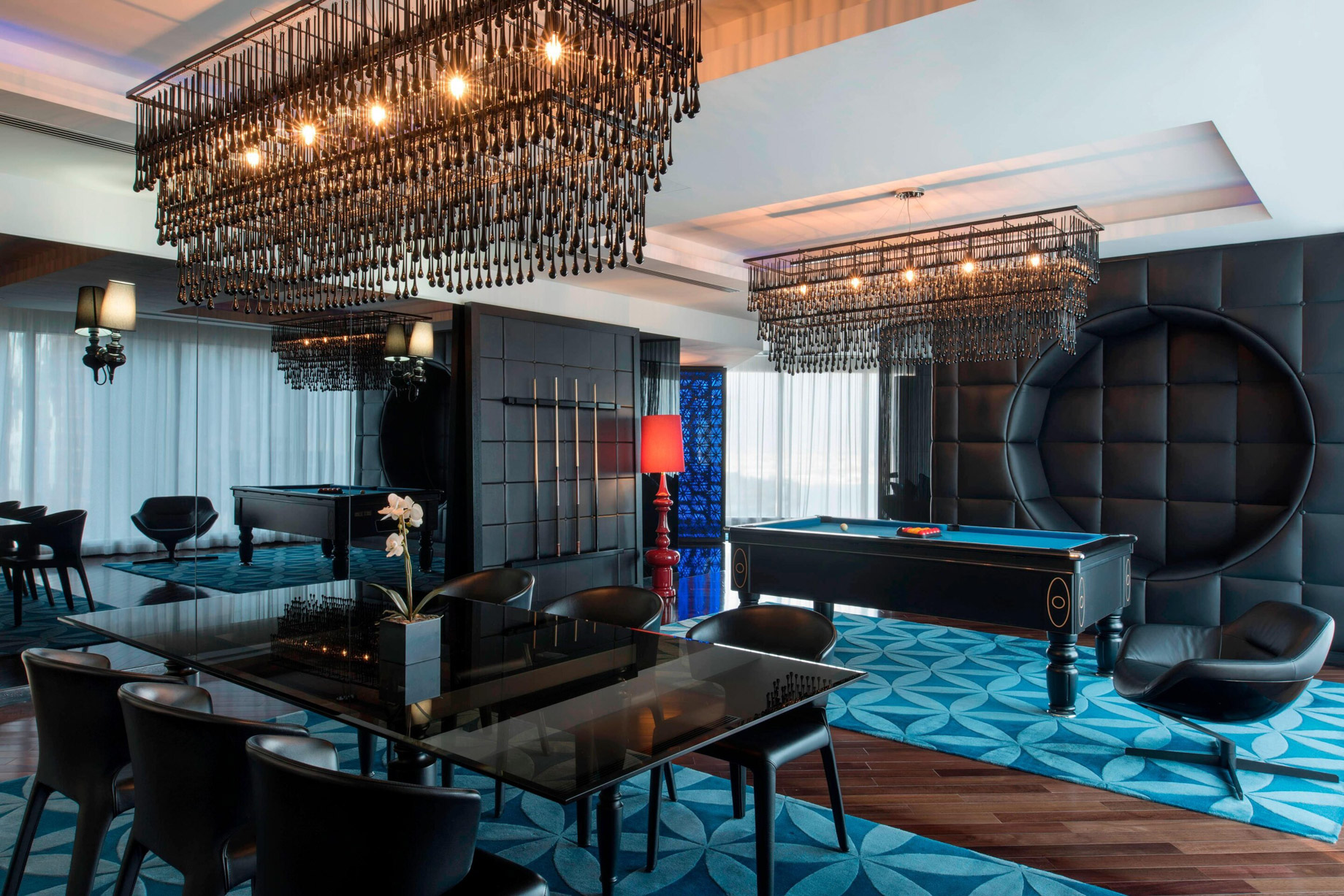W Doha Hotel – Doha, Qatar – E WOW Suite Dining Room
