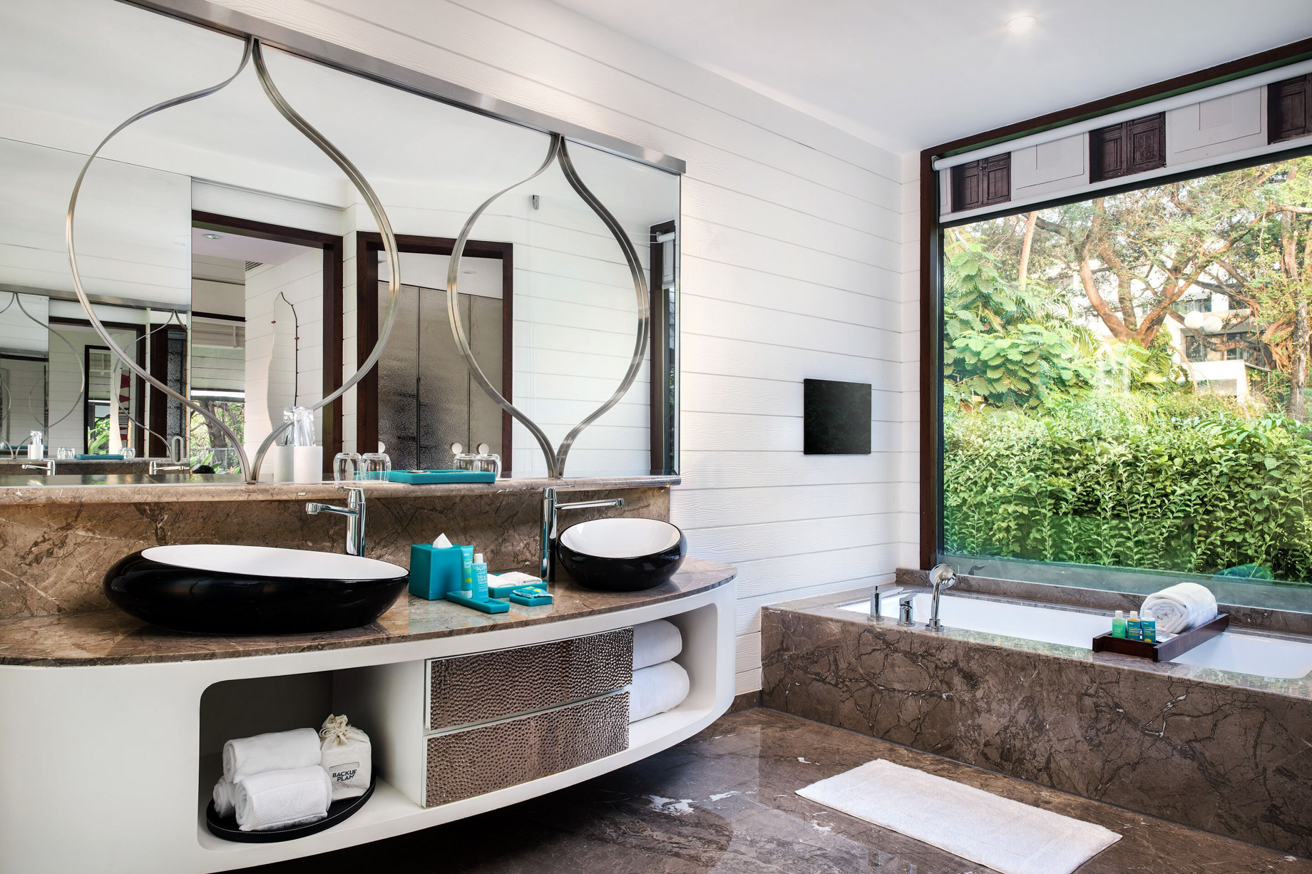 W Goa Vagator Beach Resort – Goa, India – Marvelous Garden Chalet Bathroom Tub