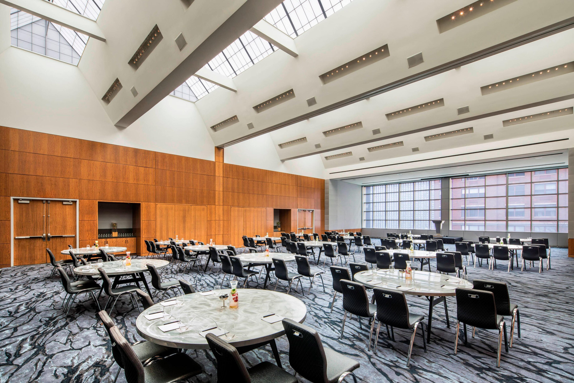 W Hoboken Hotel – Hoboken, NJ, USA – Great Room Banquet Setup