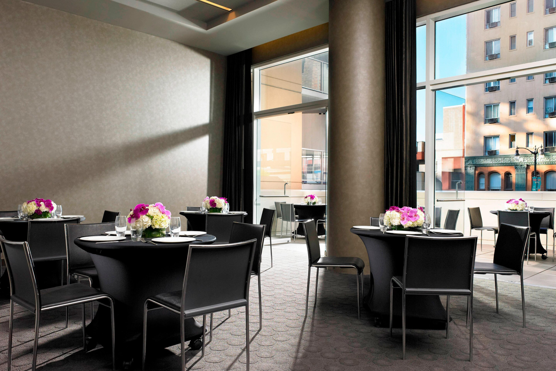 W Hollywood Hotel – Hollywood, CA, USA – Studio 3 Banquet Setup