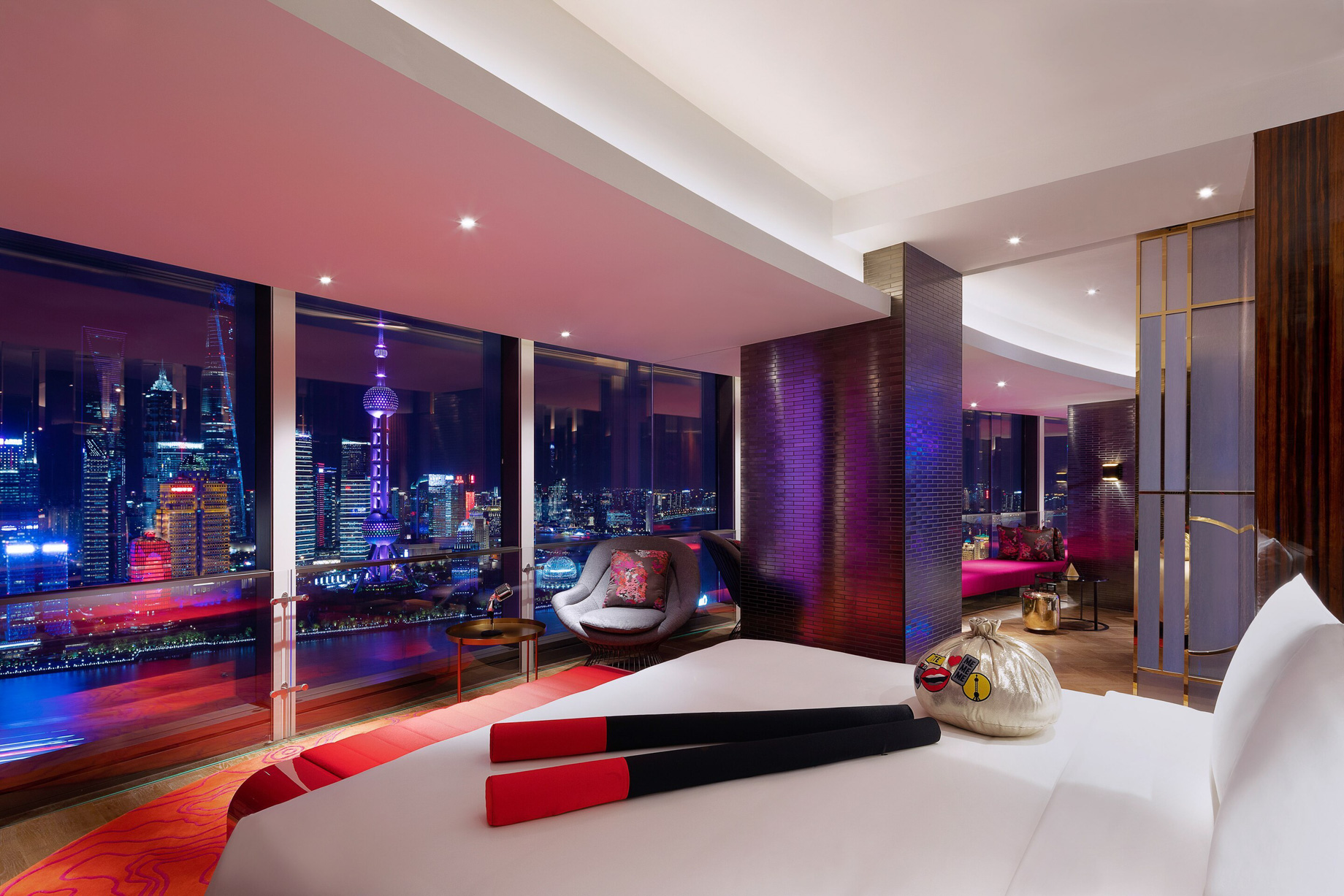 W Shanghai The Bund Hotel – Shanghai, China – Extreme Wow Suite King