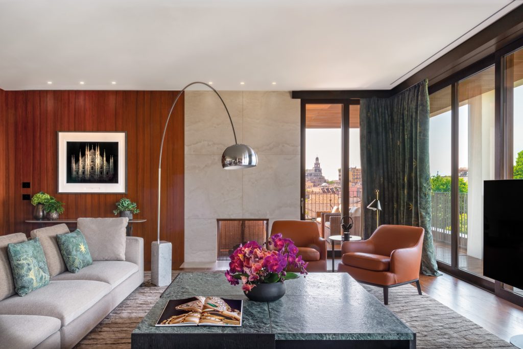 Bvlgari Hotel Milano - Milan, Italy - Bvlgari Suite Living Room