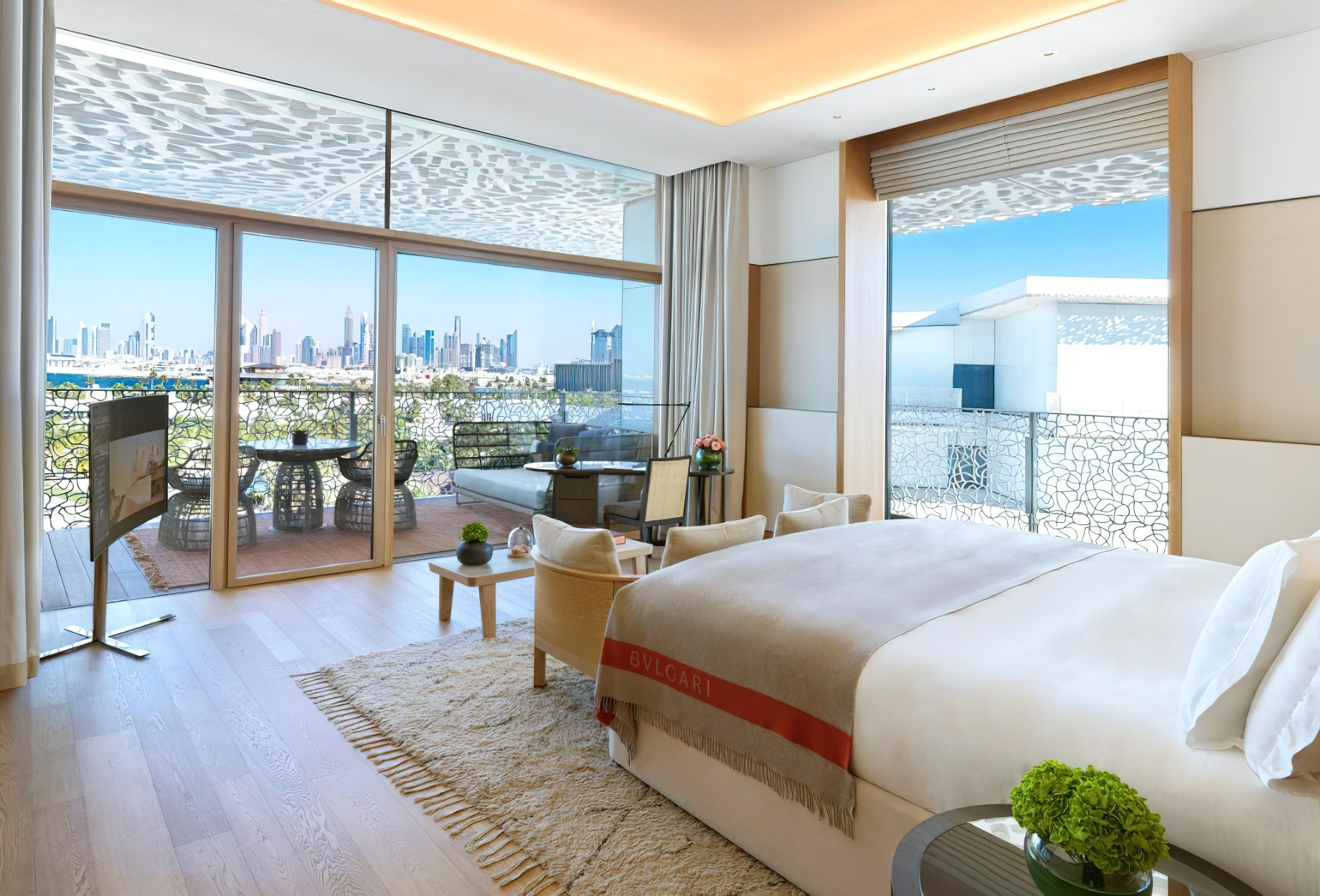 Bvlgari Resort Dubai – Jumeira Bay Island, Dubai, UAE – Guest Suite Bedroom